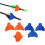 Fletching Protective Sleeve 6 Pieces Arrow Fletching Inserts Archery Bows Hunting Accessory 5