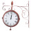 Wall Clock Battery Powered Retro Decoration for Lobby Garden 1