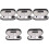 5Pcs Glasses Container Hard Shell Lens Organizer Travel Box 5