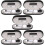 5Pcs Glasses Container Hard Shell Lens Organizer Travel Box 10