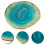 2 Pcs Agate Stone Coaster Round Heat Insulation Mug Pad 3
