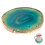 2 Pcs Agate Stone Coaster Round Heat Insulation Mug Pad 11