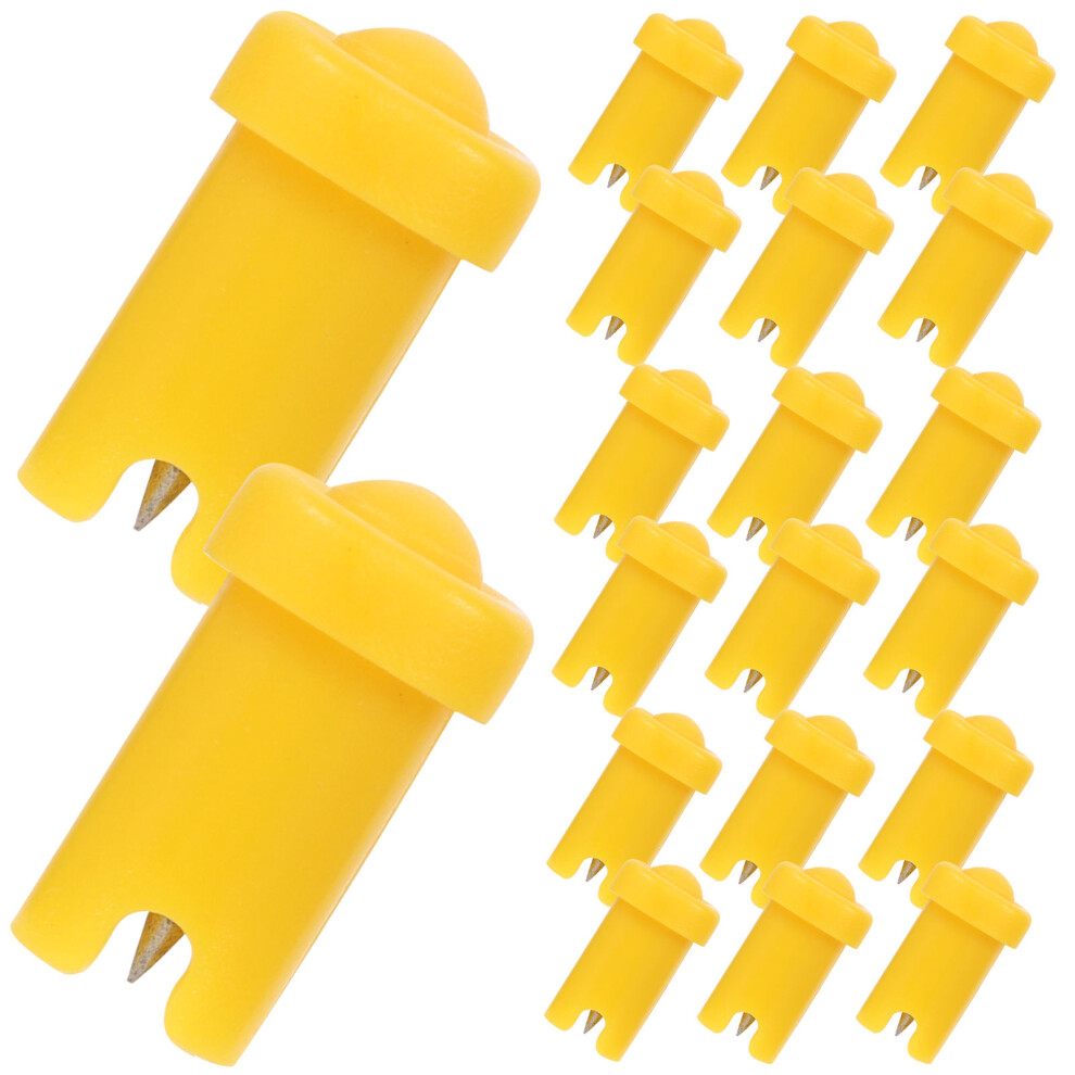 Ohphcall 500 Pcs Eyelash Glue Nozzle Needles For Extensions Anti-Blocking