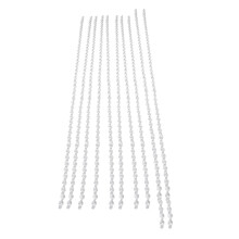 (Transparent 10 Strips) 14mm Octagonal Bead String Acrylic Crystal Pearl Chains