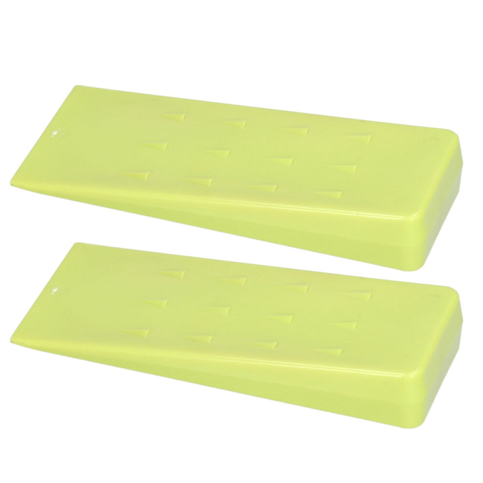 2 Pcs 8 Inch Green Chainsaw Wedges Felling Log Splitter 685922877345