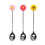 6 Pcs Daisy Stainless Steel Stirring Spoon Mixing Beverage Stick 1