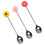 6 Pcs Daisy Stainless Steel Stirring Spoon Mixing Beverage Stick 11