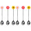 6 Pcs Daisy Stainless Steel Stirring Spoon Mixing Beverage Stick 2