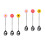 6 Pcs Daisy Stainless Steel Stirring Spoon Mixing Beverage Stick 4