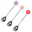 6 Pcs Daisy Stainless Steel Stirring Spoon Mixing Beverage Stick 9
