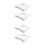 4 Pcs Soft Massage Bed Cushion For Salon Spa Travel Use 4