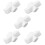 5Pcs Magnetic Stirrer Mixer PTFE Tool For Lab 10
