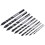 10 Pcs Masonry Drill Bits Set Carbide Tips with Case 5