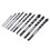 10 Pcs Masonry Drill Bits Set Carbide Tips with Case 3