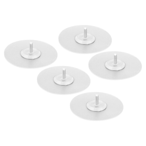 10PCS Adhesive Disc Waterproof Silicone Sticky Plate for Handle Hook 2