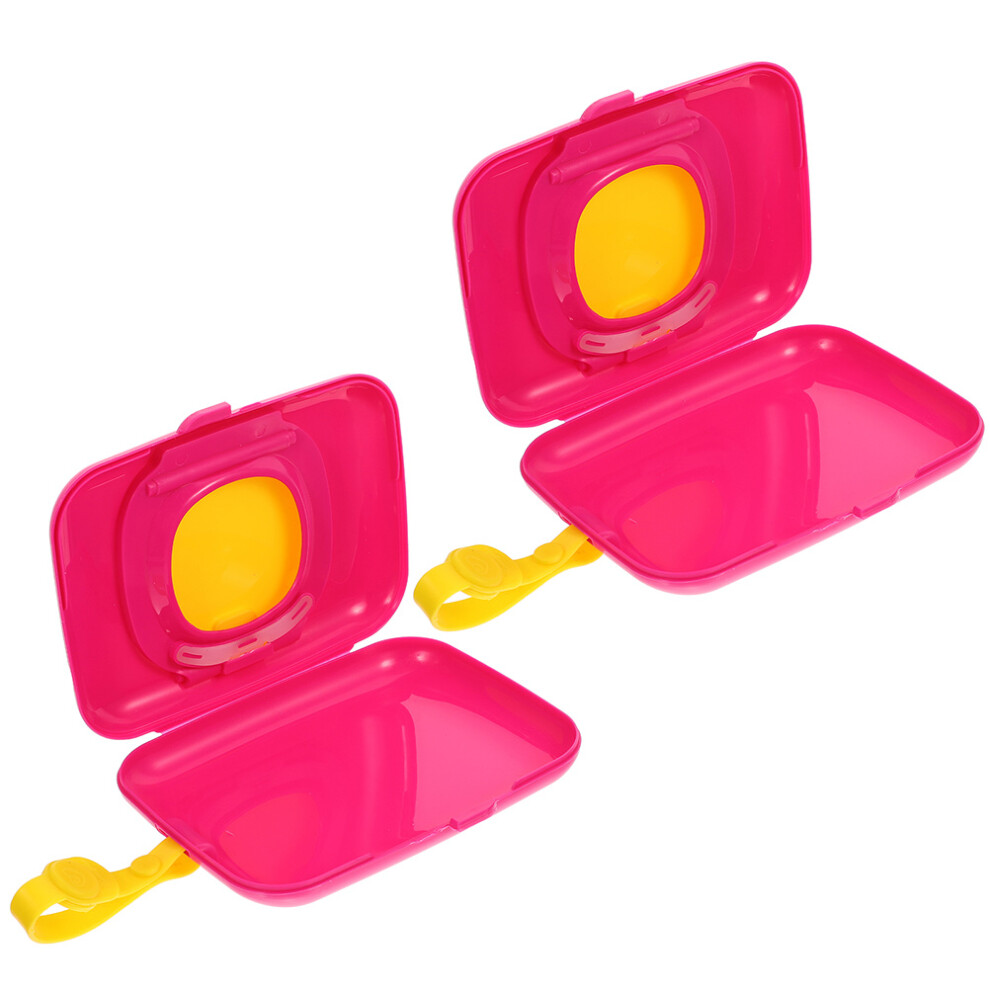 6 Pcs Portable Reusable Wipes Dispenser For Travel Villcase