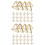 60 Pcs Triangle Paper Clips For Wedding Invitations And Projects 7