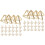 60 Pcs Triangle Paper Clips For Wedding Invitations And Projects 6