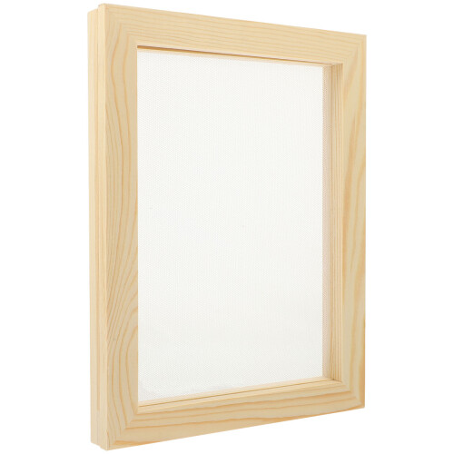 4Pcs Wooden Paper Making Frame Mold Screen Mesh Tool