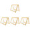 4Pcs Wooden Paper Making Frame Mold Screen Mesh Tool 2