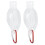 (Maple Leaf) 2Set 50ml Travel Bottle Keychain Flip Cap Leakproof Squeeze 1