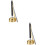 2Pcs Hand Call Bell Buddhist Handmade Prayer Wheel 8