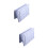 2 Pcs Hanging Storage Bag Holder For Bunk Dorm Rooms And Bed Rail 7