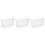 3Pcs Multipurpose White Plastic Laundry Bottles Leak-Resistant 9