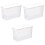 3Pcs Multipurpose White Plastic Laundry Bottles Leak-Resistant 8