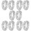 5 Pairs Hoops Earrings Men Retro Dragon Ear Decorations 8