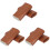 3Pcs Pu Cigar Box Portable Travel Case 3