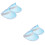 4 Pcs Clear And Colored Poker Visors For Summer 8