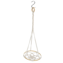 Cotton Rope Macrame Hanging Fruit Basket Kitchen Storage