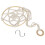 Cotton Rope Macrame Hanging Fruit Basket Kitchen Storage 5
