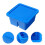 2 Pcs Paint Brush Cleaner Plastic Pen Holder Square Basin 11