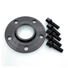 Wheel Spacers 2 Pcs 12mm Kit Adapters, 10 Lug Bolts, PCD 5x120 Center Bore72.56mm, M12x1.5 Hubcentric Cone Seat Bolts