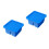 2 Pcs Paint Brush Cleaner Plastic Pen Holder Square Basin 7