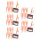 50St Multi-Functionele Lanyards Voor Sleutels Id Met Metaalclip 7