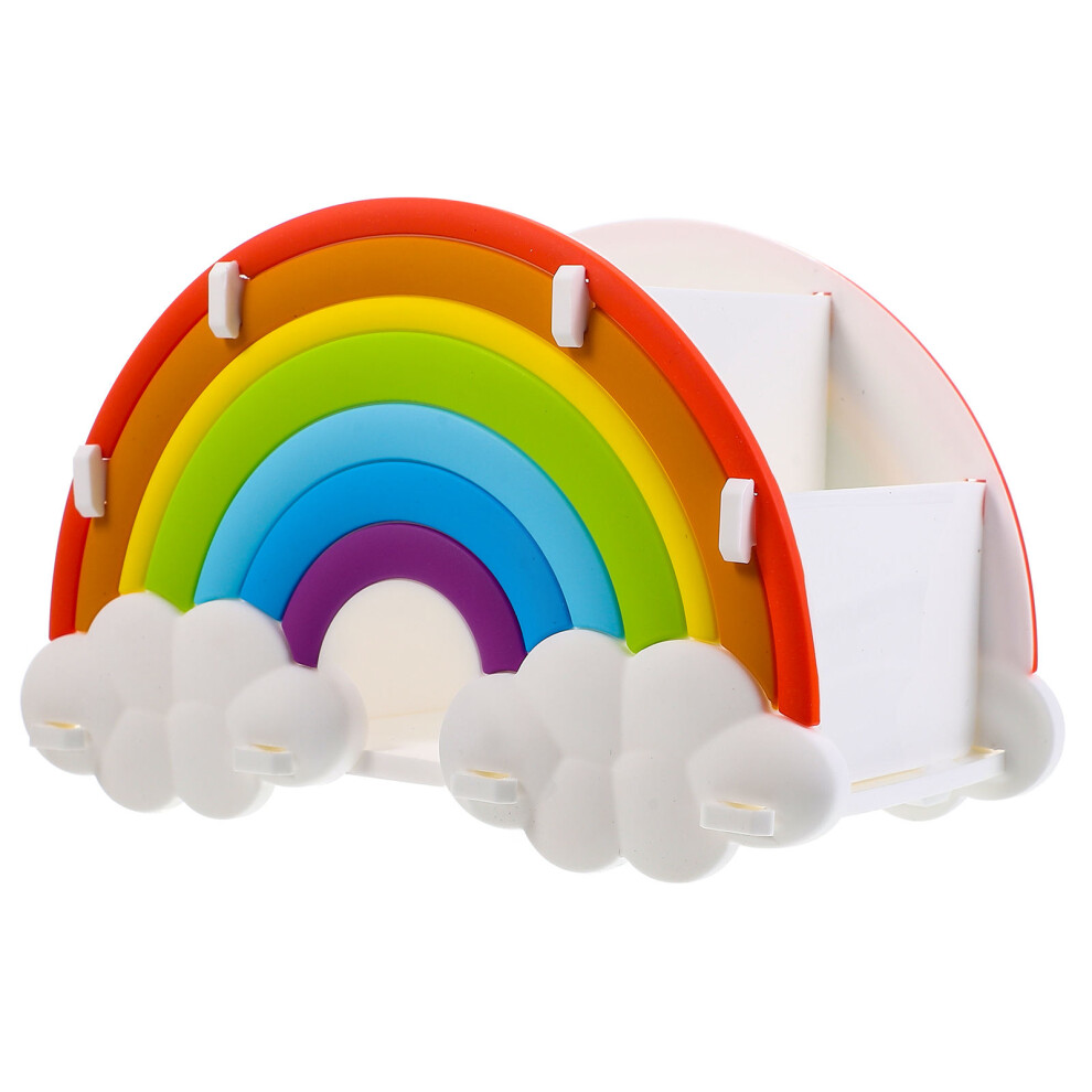 Photos - Other Furniture 5Pcs Pencil Holder Desk Organizer 3 Grid Rainbow