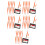 50St Multi-Functionele Lanyards Voor Sleutels Id Met Metaalclip 8