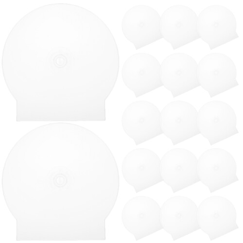 150 Pcs Plastic Cd Case Transparent Dvd Storage Holder