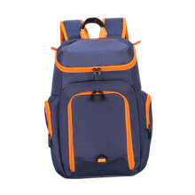 Basketball Backpack Ventilated Large Gym Bag For Volleyball Soccer, Travel And Sports Equipment Navy