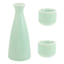 Traditional Japanese Sake Set Pot And Sake Cups For Daily Use And Family Gatherings And Friends