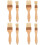 8 Pcs Baking Brush Set With Wood Handle For Cooking And Bbq 7