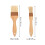 8 Pcs Baking Brush Set With Wood Handle For Cooking And Bbq 11