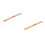 2Pcs Khaki Wooden Tailor Ruler Dual-Scale Sewing and Teaching Tool 4
