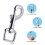 20 Pcs Rotating Snaps Hook Clips Key Holder Pet Collar Traction Rope 11