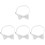4Pcs Kids Adjustable Pre-Tied Accessory 4