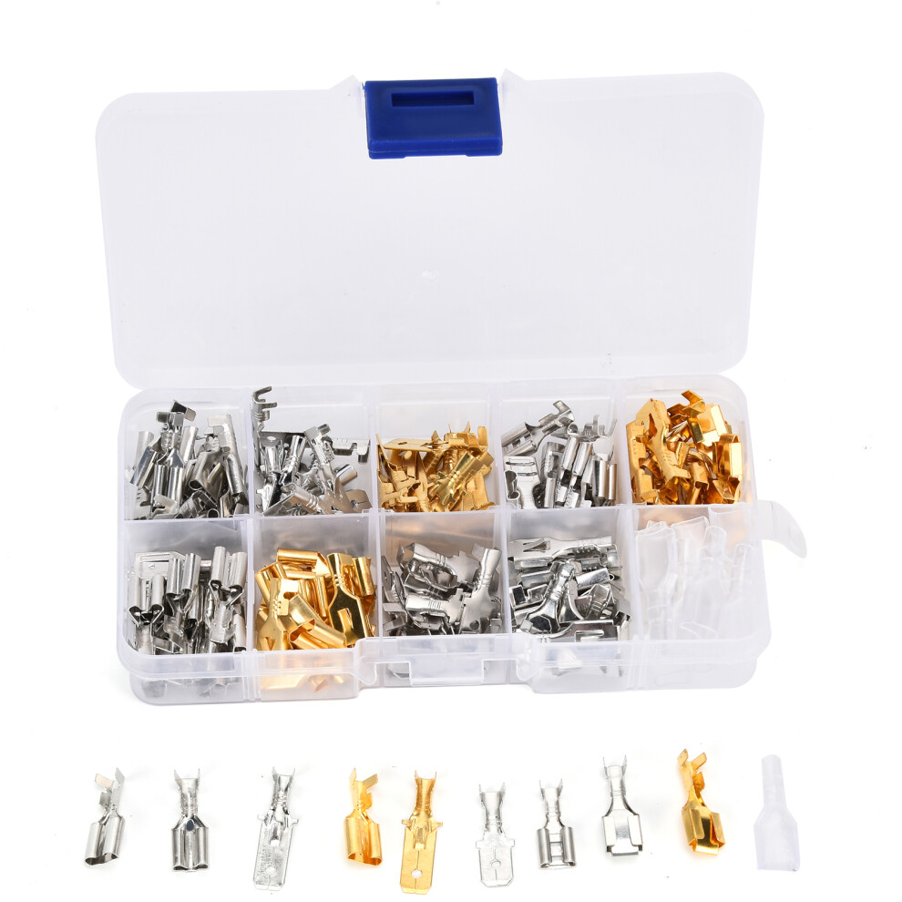 150Pcs Brass Wire Terminals Oxidation Resistant Corrosion Resistant 685922887023