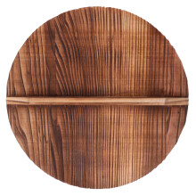 2Pcs Wooden Pot Lid Wok Cover Anti Overflow Protective